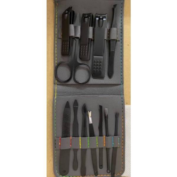 12件套曜黑不鏽鋼修容組 (燿華) 12件修容組 股東會紀念品-細節圖2