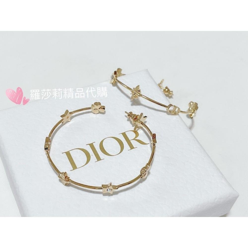 羅莎莉歐美精品代購全新 Dior 星星幸運草耳環 -現貨在台-
