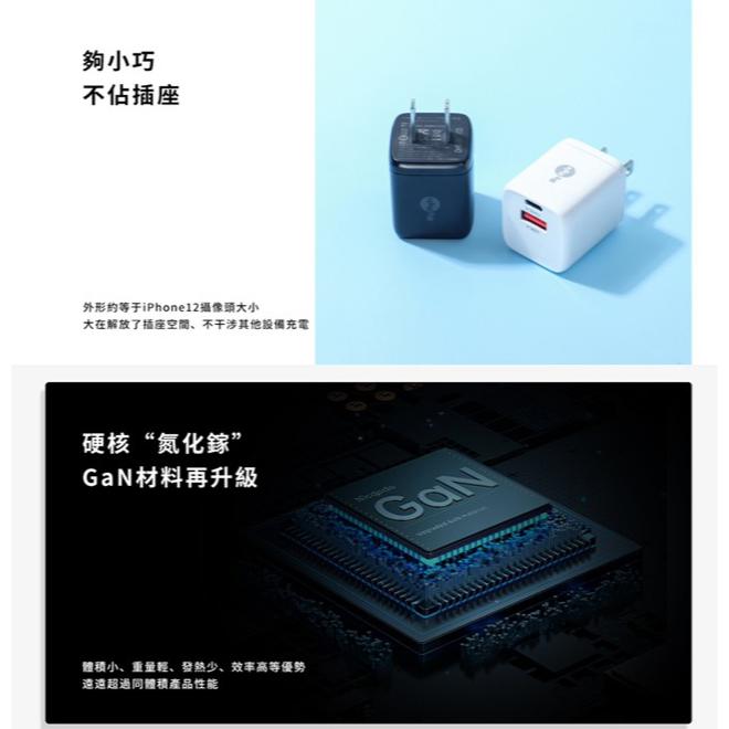 iPhone15 iPhone 15 Pro MAX Plus 氮化鎵GaN 快充充電器 充電頭 PD+QC 旅充頭-細節圖3