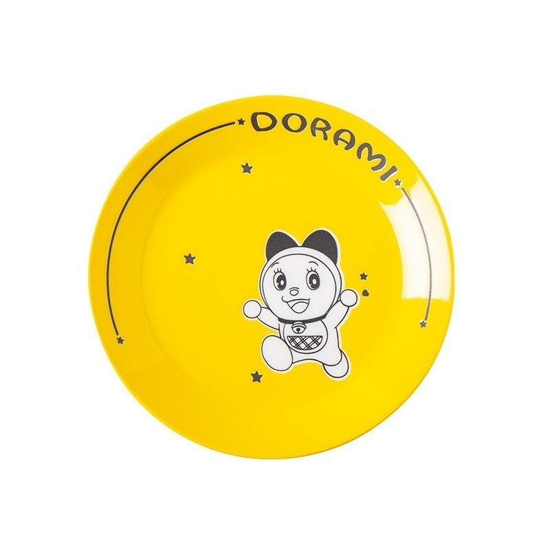 【樂融融】正版現貨 哆啦A夢 卡通盤 高顏值 盤子 點心盤 水果盤 餐盤 禮物 可微波 小叮噹 哆啦a夢 陶瓷-細節圖4