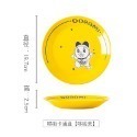 【樂融融】正版現貨 哆啦A夢 卡通盤 高顏值 盤子 點心盤 水果盤 餐盤 禮物 可微波 小叮噹 哆啦a夢 陶瓷-規格圖4