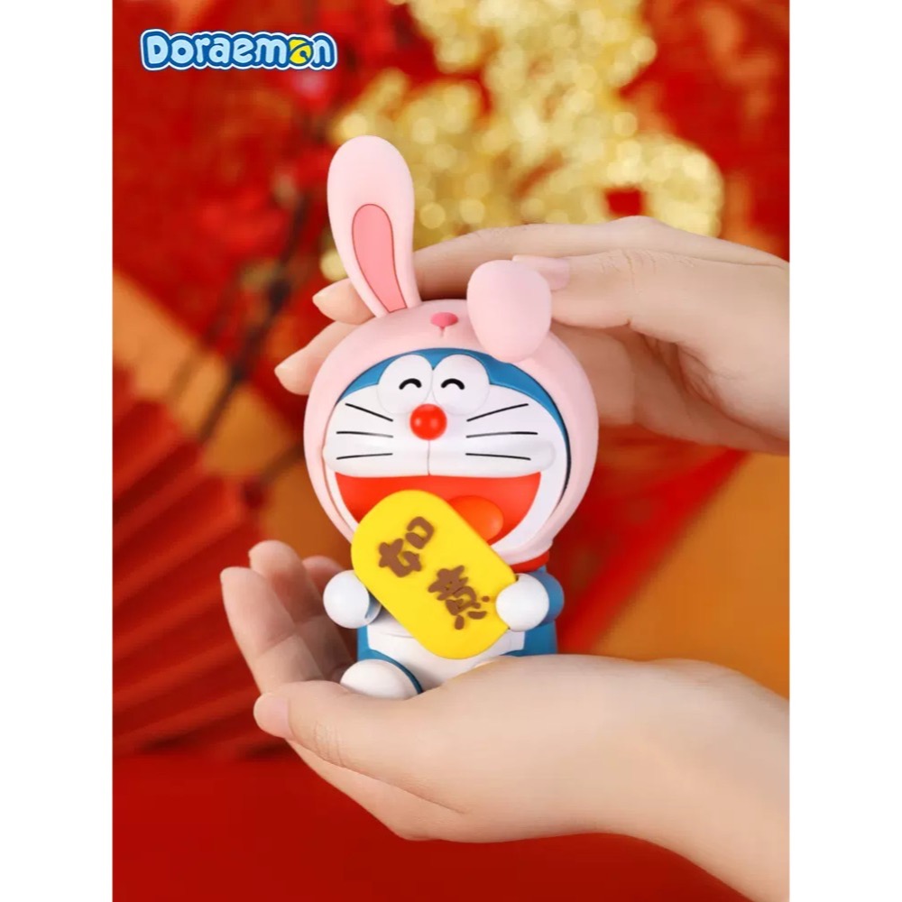 【現貨】正版 哆啦A夢 公仔香薰 小叮噹 哆啦a夢 開心如意 聚福開運 招財進寶 財神爺 招財貓 新年禮物-細節圖3