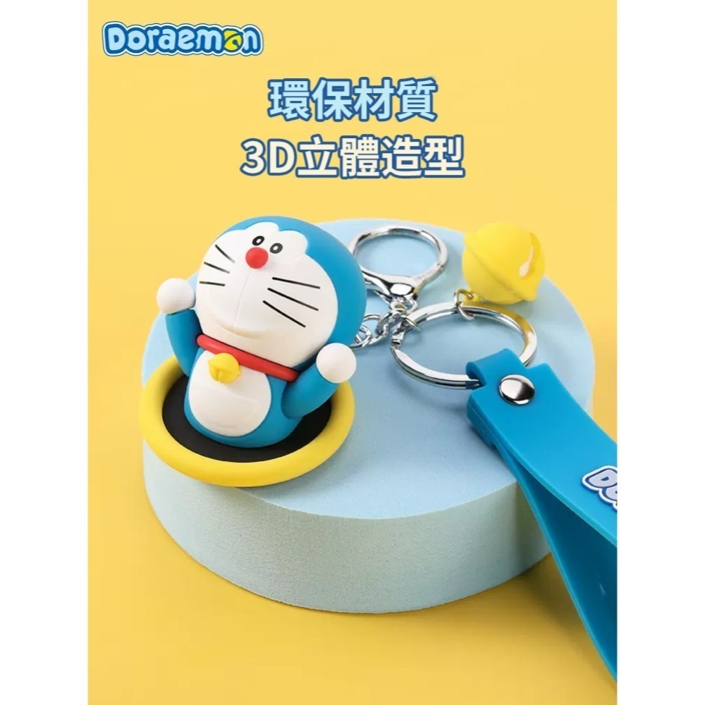 【樂融融】正版現貨 哆啦A夢 通行圈 鑰匙圈 香薰 掛飾 汽車 鑰匙扣 小叮噹 書包 背包 公仔 挂件 哆啦a夢-細節圖2