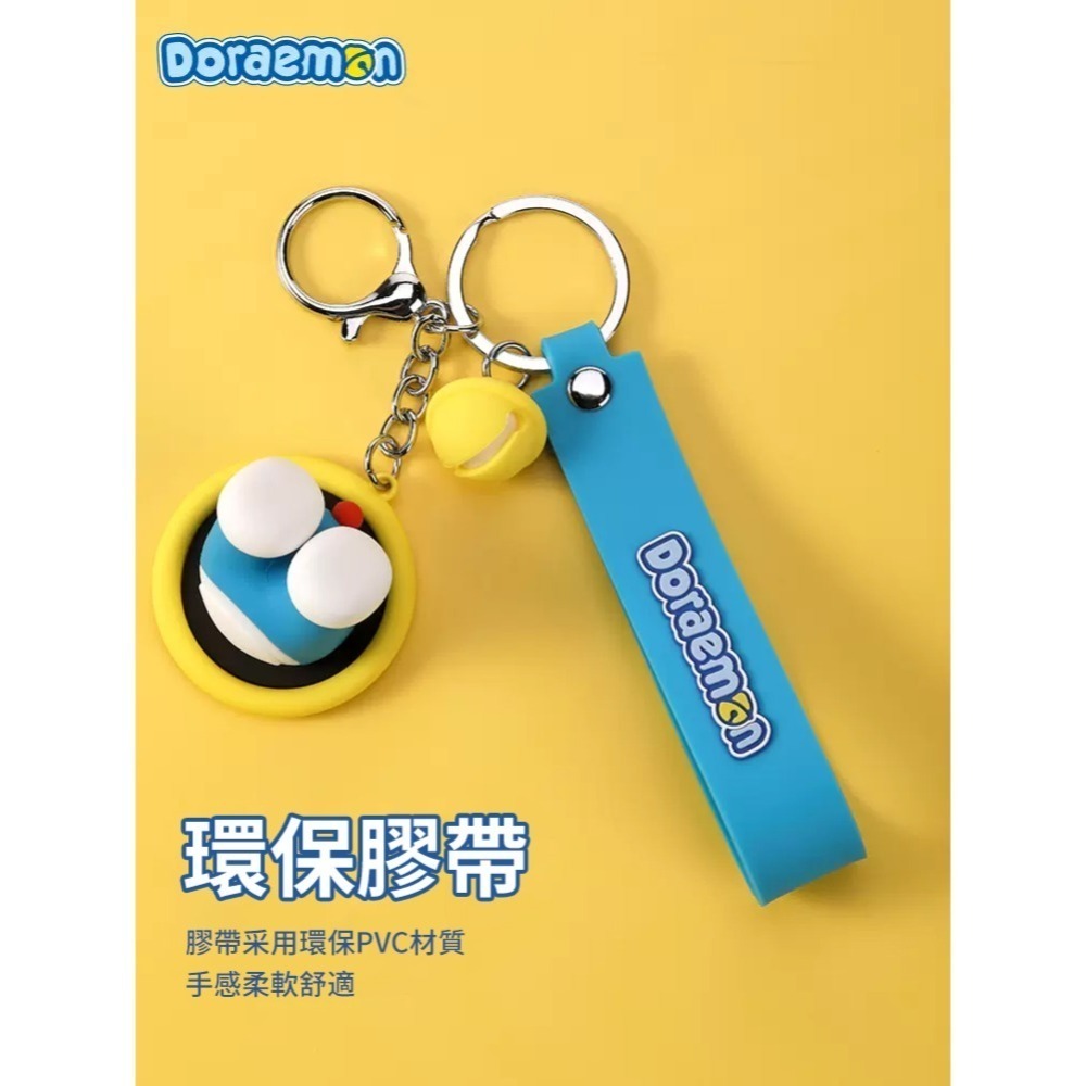【樂融融】正版現貨 哆啦A夢 通行圈 鑰匙圈 香薰 掛飾 汽車 鑰匙扣 小叮噹 書包 背包 公仔 挂件 哆啦a夢-細節圖3