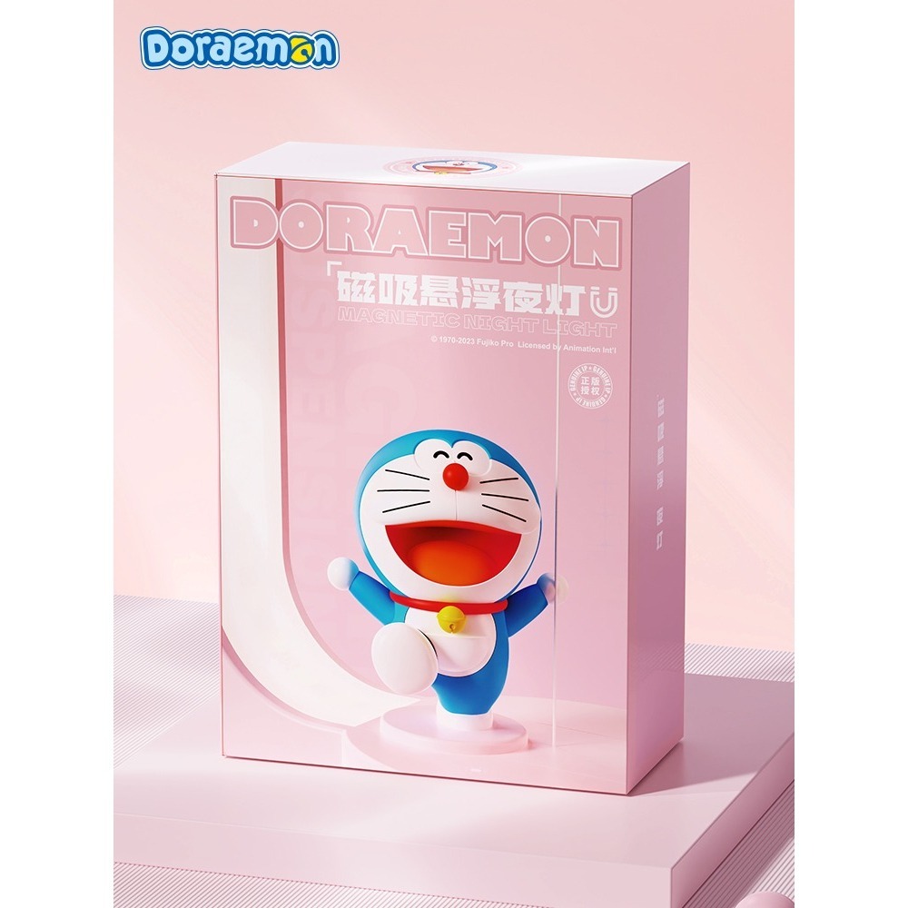 【樂融融】正版現貨 哆啦A夢 磁吸懸浮大夜燈 檯燈 床頭燈 叮當貓 小叮噹 氛圍燈 哆啦a夢 小夜燈-細節圖6