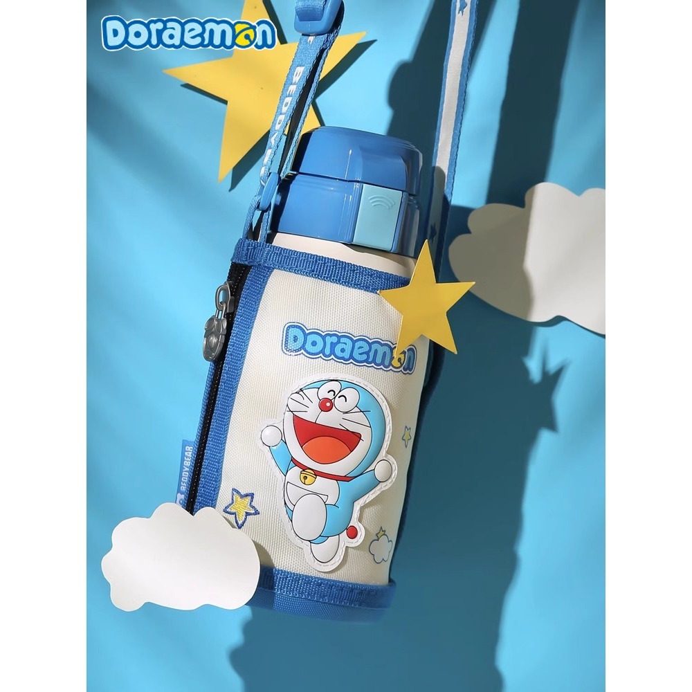 【杯具熊】正版 哆啦A夢 歡樂夢 保溫杯 環保杯 韓國品牌 飲料杯 兒童水杯 小叮噹 哆啦a夢 送女生禮物-細節圖3