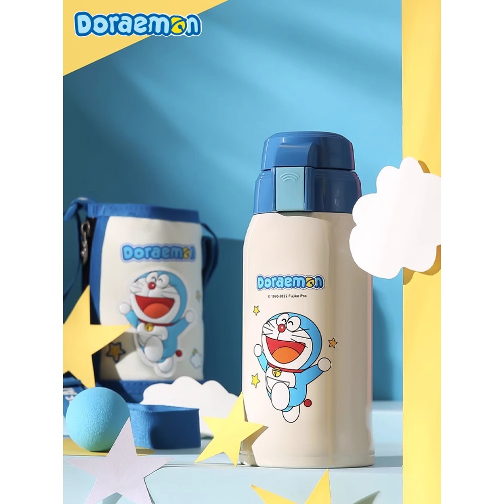 【杯具熊】正版 哆啦A夢 歡樂夢 保溫杯 環保杯 韓國品牌 飲料杯 兒童水杯 小叮噹 哆啦a夢 送女生禮物-細節圖4
