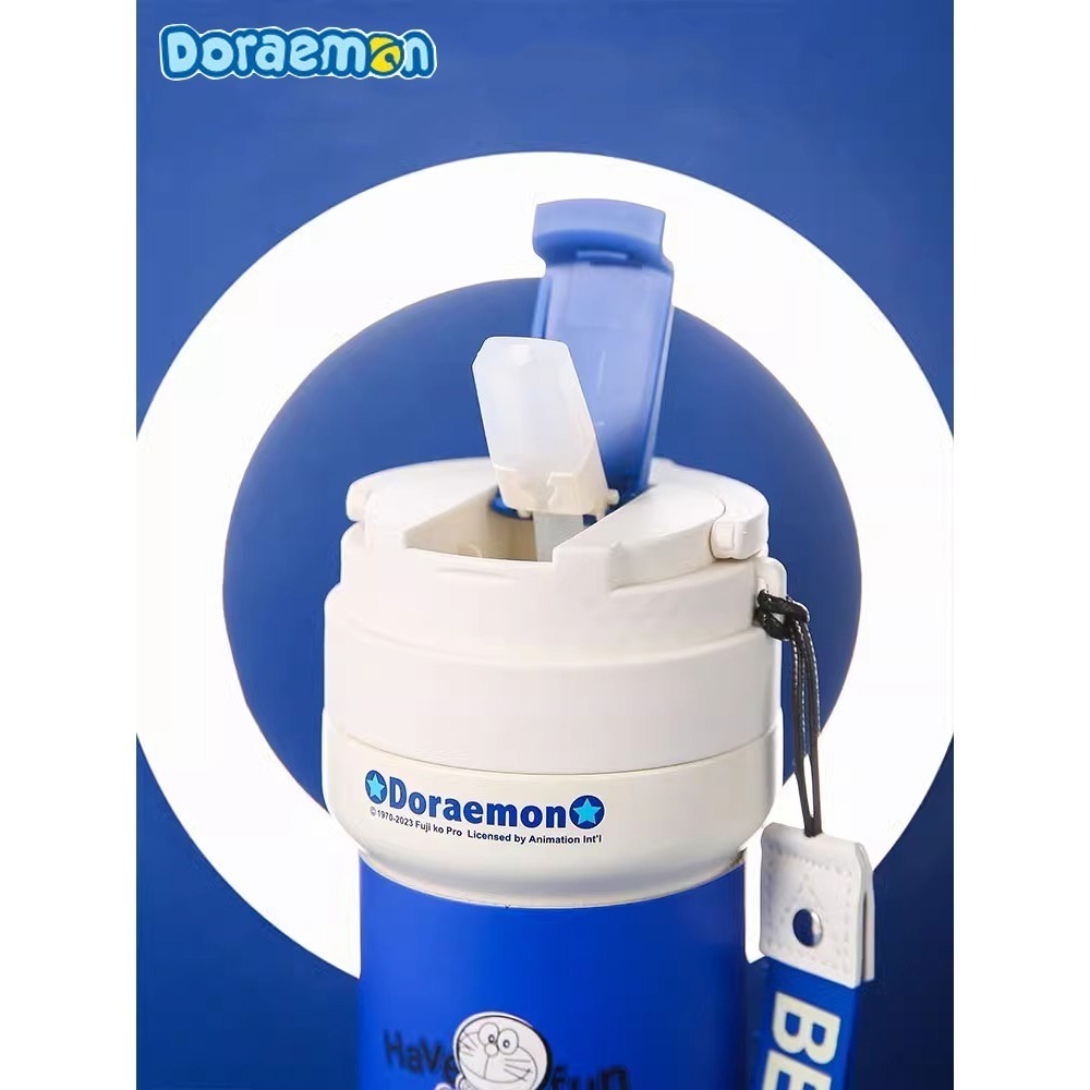 【杯具熊】正版現貨 哆啦A夢 戶外夢 保溫杯 奶茶杯 環保杯 韓國品牌 飲料杯 兒童水杯 小叮噹 哆啦a夢 禮物-細節圖3