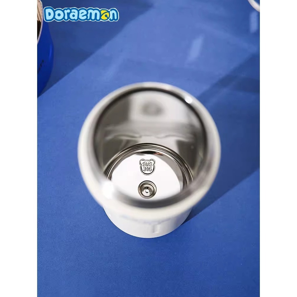 【杯具熊】正版現貨 哆啦A夢 戶外夢 保溫杯 奶茶杯 環保杯 韓國品牌 飲料杯 兒童水杯 小叮噹 哆啦a夢 禮物-細節圖4