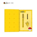 正版 Pokemon 寶可夢 鋼筆禮盒套裝 練鋼筆 練字 皮卡丘 小火龍 傑尼龜 生日禮物 畢加索-規格圖1