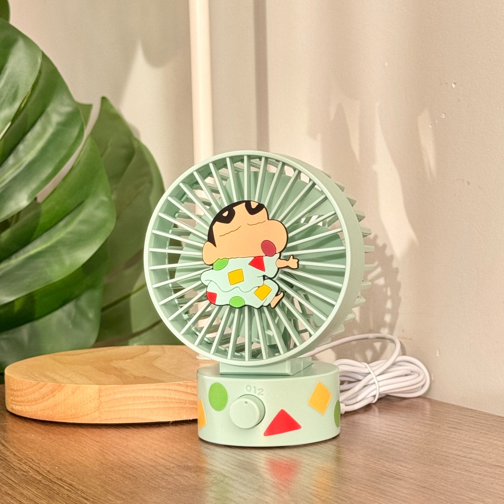 【樂融融】正版現貨 蠟筆小新 桌面風扇 全台獨家 睡衣小新 新之助 非USB充電款 送禮-細節圖5