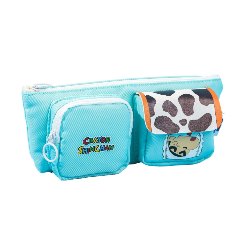【現貨】正版 蠟筆小新 多口袋雙層筆盒 筆袋 禮品 高中 國中 國小 筆盒 鉛筆盒 文具盒 新之助 麥和-細節圖4