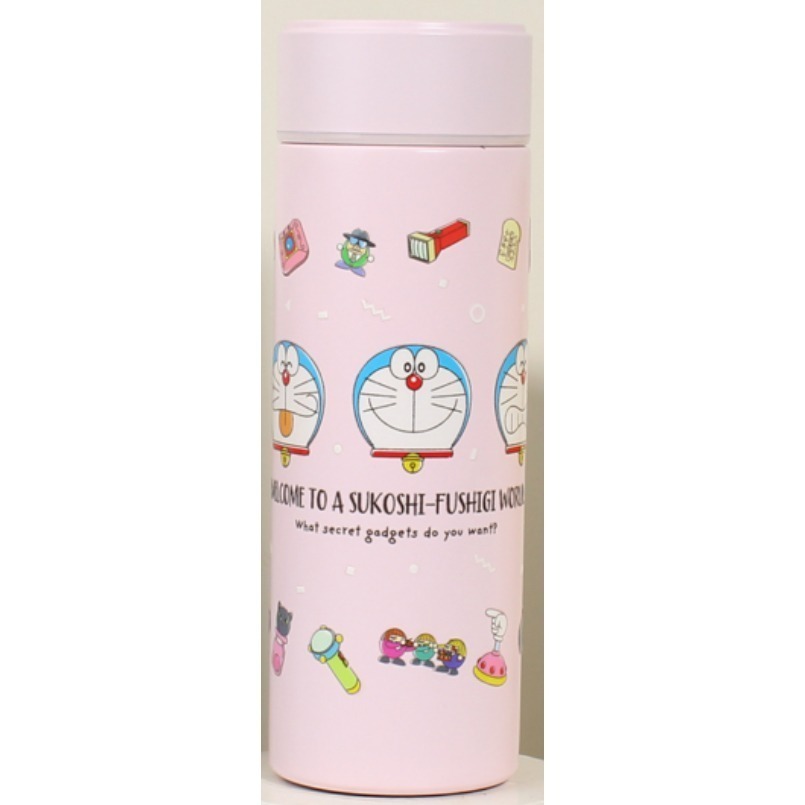 正版 蠟筆小新&哆啦A夢 直身杯 保溫杯 保溫瓶 水瓶 水杯 430ml 戶外 萌兔兔 新之助 送禮-規格圖5