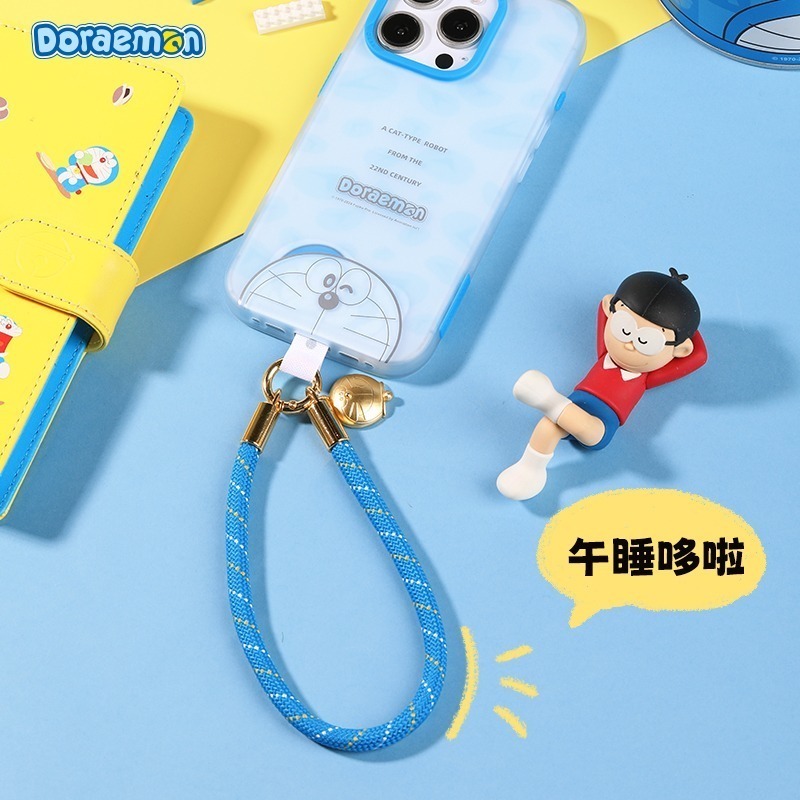 【現貨】正版 哆啦A夢 手腕掛繩 手機殼掛繩 吊繩 手機繩 手機吊帶 掛飾 手機掛繩 吊飾 小叮噹 哆啦a夢 樂融融-細節圖6