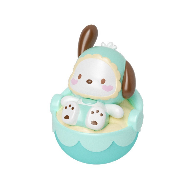 【現貨】正版 三麗鷗 不倒翁盲袋 擺件 公仔 庫洛米 kt貓 美樂蒂 帕恰狗 送禮-規格圖5