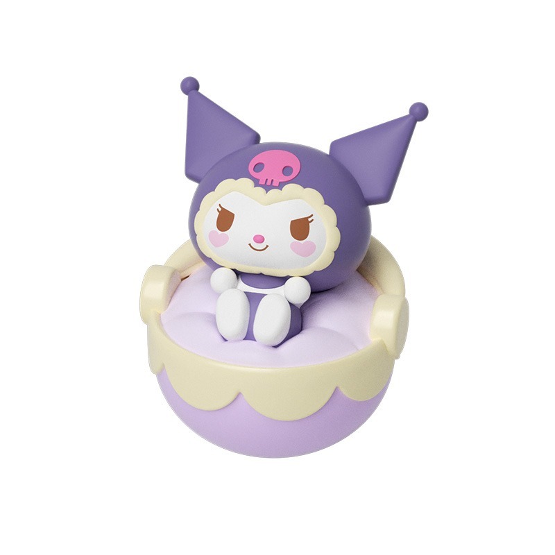 【現貨】正版 三麗鷗 不倒翁盲袋 擺件 公仔 庫洛米 kt貓 美樂蒂 帕恰狗 送禮-規格圖5