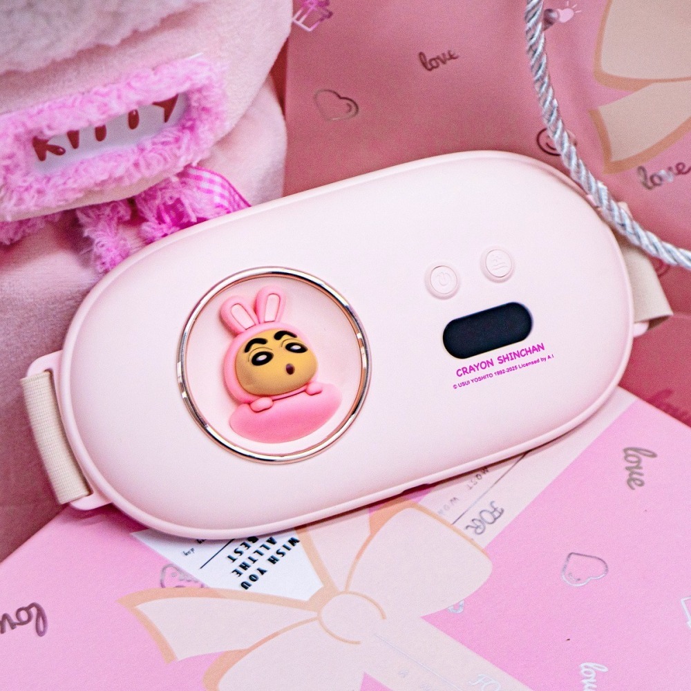 【樂融融】正版 蠟筆小新 暖宮寶 腰帶 暖宮 大姨媽 肚子疼神器 緩解經期 痛經 經痛 生理期 保溫 新之助 送禮-細節圖5