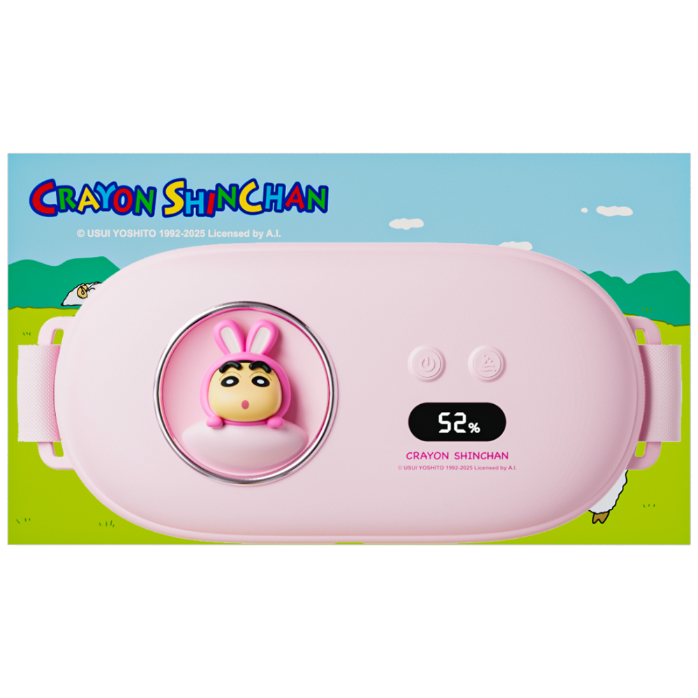 【樂融融】正版 蠟筆小新 暖宮寶 腰帶 暖宮 大姨媽 肚子疼神器 緩解經期 痛經 經痛 生理期 保溫 新之助 送禮-規格圖5