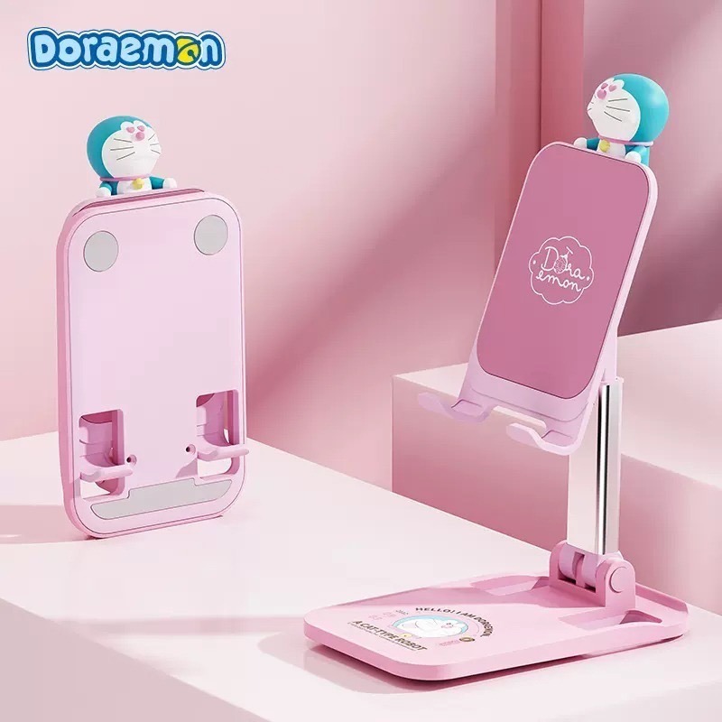 哆啦A夢 可伸縮 有公仔 粉色