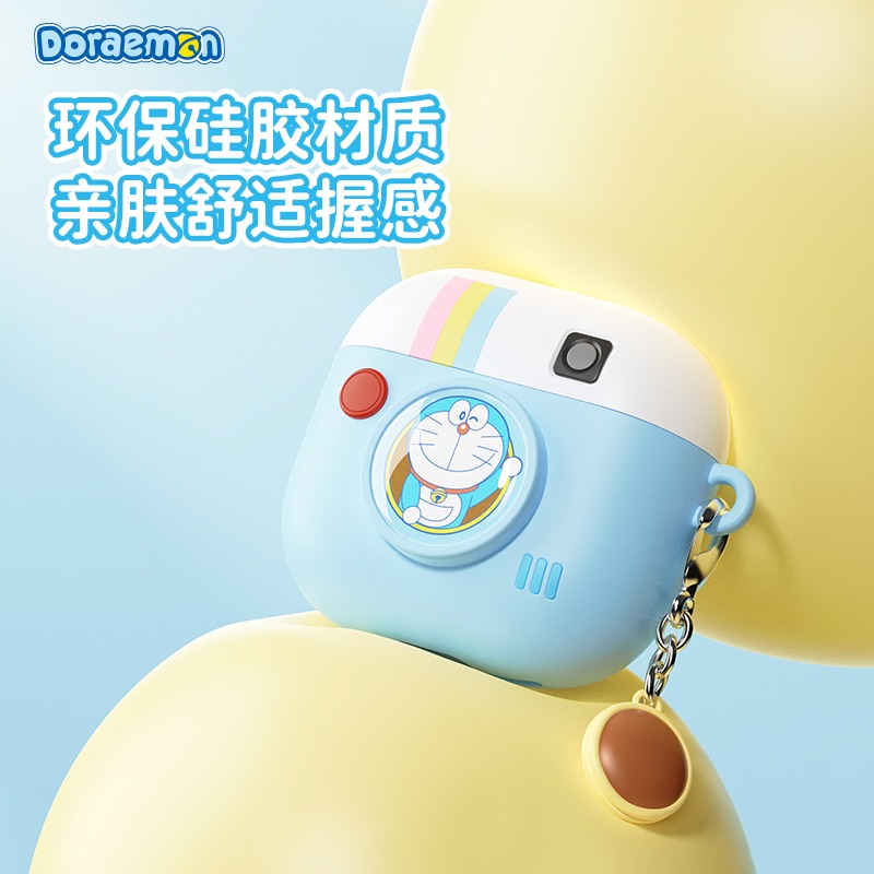 【樂融融】正版現貨 哆啦A夢&蠟筆小新 復古相機款 AirPods4 耳機殼 耳機套 保護殼 耳機套 蘋果耳機-細節圖4