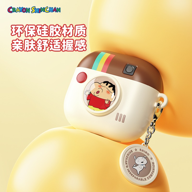 【樂融融】正版現貨 哆啦A夢&蠟筆小新 復古相機款 AirPods4 耳機殼 耳機套 保護殼 耳機套 蘋果耳機-細節圖9