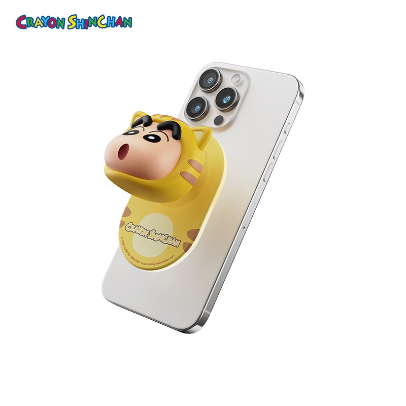 正版 蠟筆小新 蘋果直營店專供 磁吸氣囊手機支架 適用所有磁吸功能手機或手機殼 蘋果 iPhone-細節圖3