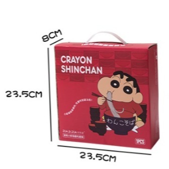 【現貨】正版 蠟筆小新 拉面碗 面碗 魚盤 盤子 禮盒包裝 送禮 新之助 嘉美-規格圖5