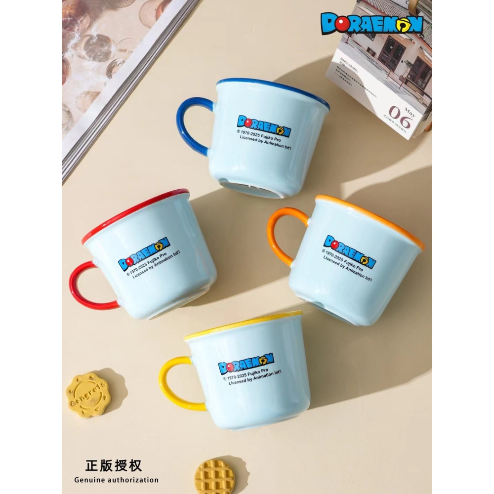【現貨】正版 哆啦A夢 搞笑漫畫馬克杯 水杯 牛奶杯 飲料杯 咖啡杯 陶瓷材質 小叮噹 哆啦a夢 送禮 焦點-細節圖3