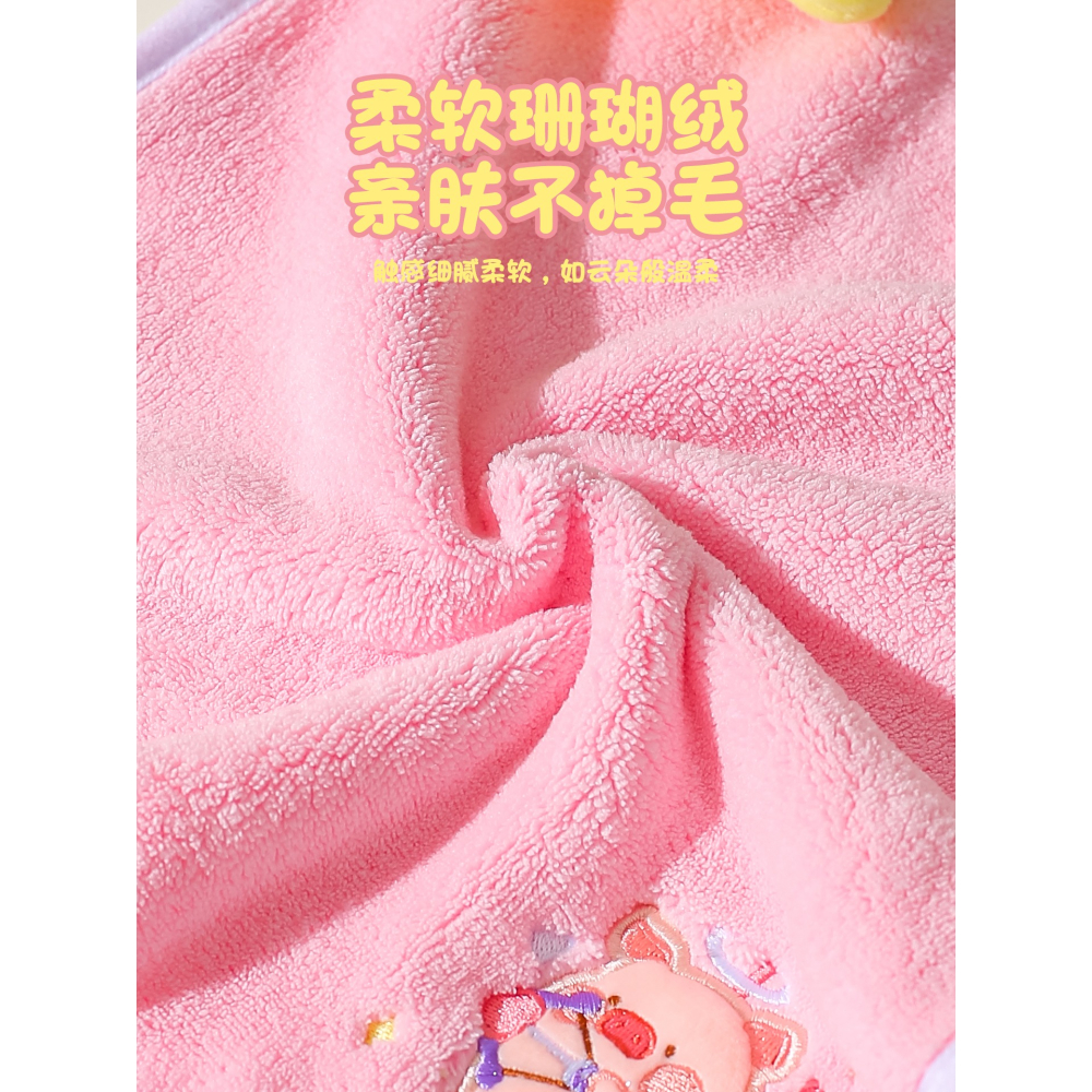 【LULU豬】正版 紐扣設計干髮帽 輕鬆包裹  擦手巾  洗头包头巾 送禮 川島屋-細節圖4