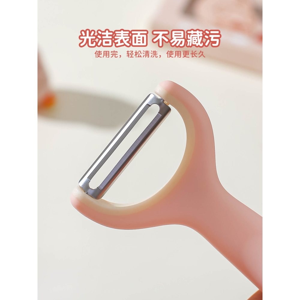 【LULU豬】正版 水果削皮刀 瓜類削皮刀 削皮神器 刮皮刀 送禮 川島屋-細節圖3