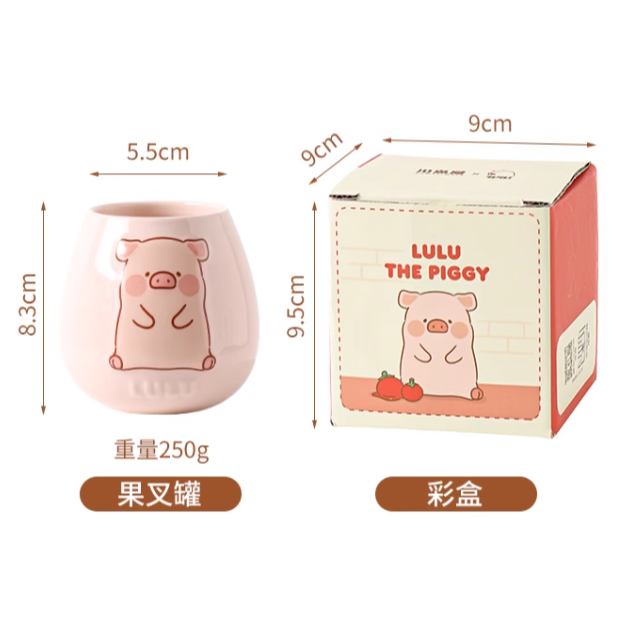 【LULU豬】正版 水果叉 不锈钢甜品叉子 高级感水果签收纳罐 碗 盤 杯 碟 送禮 川島屋-規格圖5