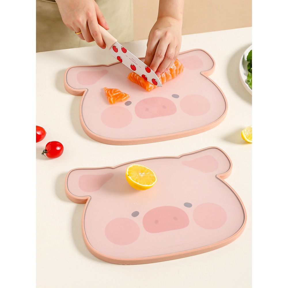 【LULU豬】正版 水果砧板 抗菌防霉 切菜板  菜刀 水果刀 辅食小案板 送礼 川島屋-細節圖3