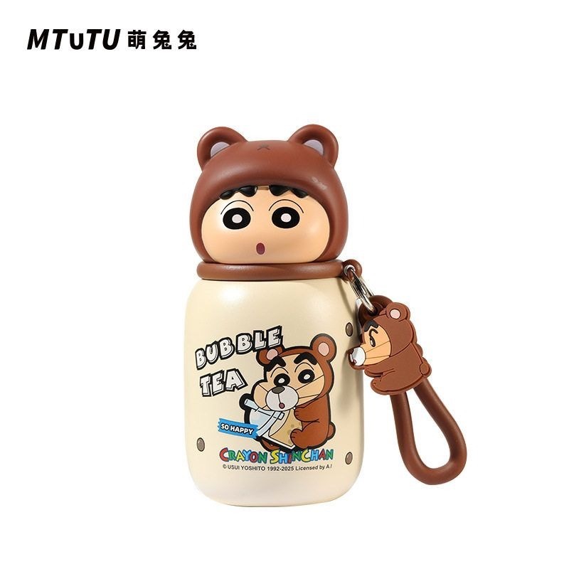 【現貨】正版 蠟筆小新 暖萌保溫杯 保溫瓶 水杯 保冰 高顏值 316高級材質 送禮 新之助 萌兔兔-規格圖8