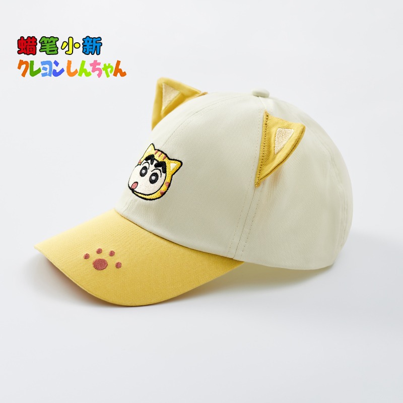 【預購】正版 蠟筆小新 鴨舌帽 帶耳朵帽子 棒球帽 戶外 防曬 送禮 新之助-規格圖5