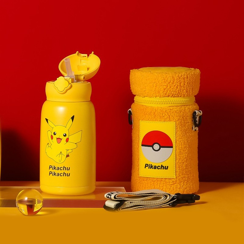 【杯具熊】正版 寶可夢 經典款式 保溫杯 保溫瓶 水杯 水壺 630ml 韓國品牌 送禮 可斜挎-規格圖9
