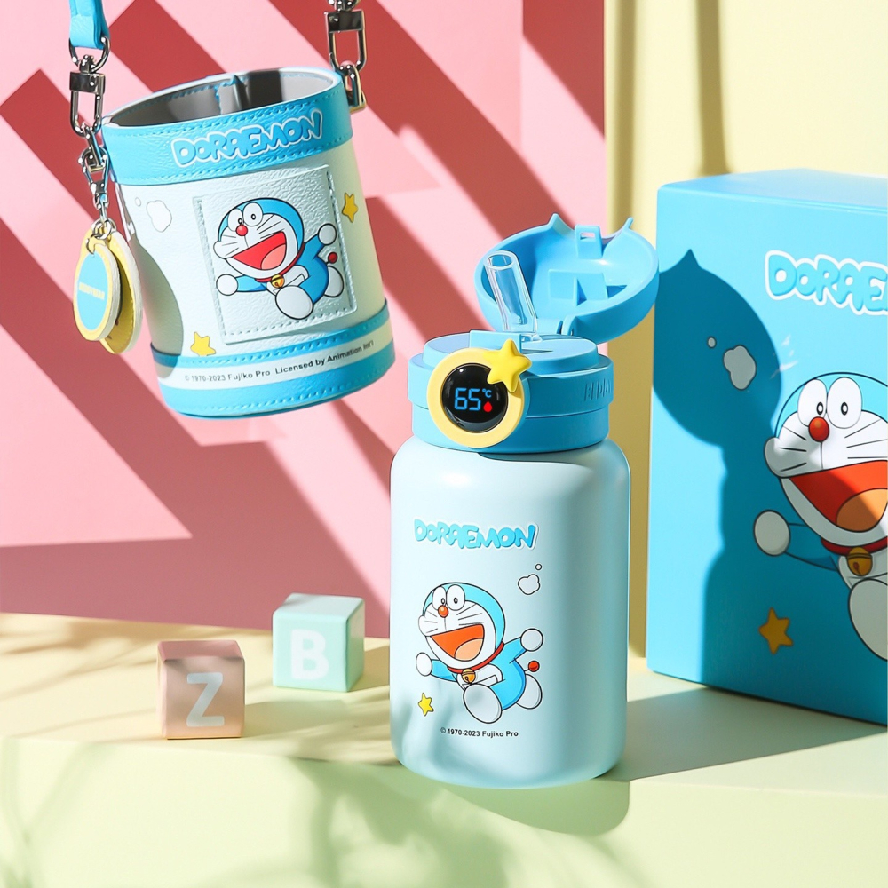 【杯具熊】正版 哆啦A夢 圈圈款式 保溫杯 保溫瓶 水杯 水壺 480ml 韓國品牌 送禮-細節圖2