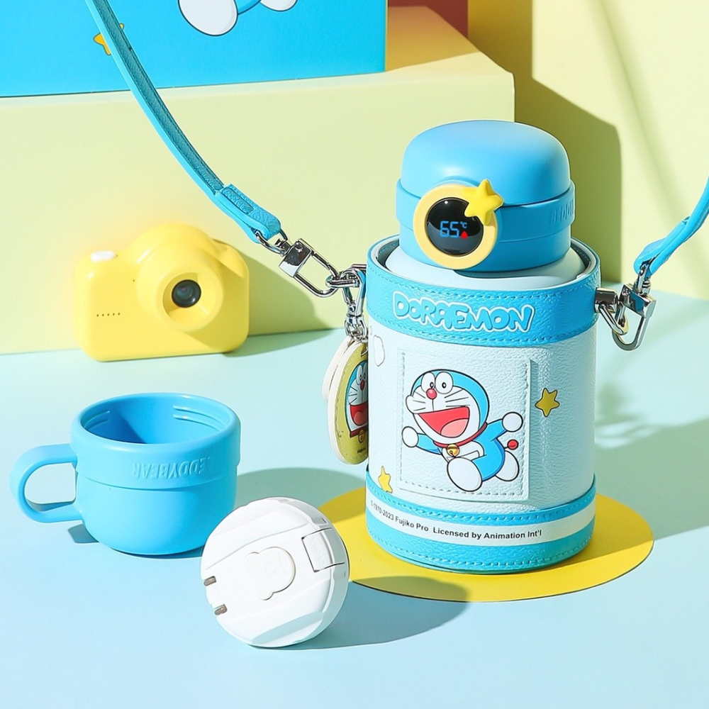 【杯具熊】正版 哆啦A夢 圈圈款式 保溫杯 保溫瓶 水杯 水壺 480ml 韓國品牌 送禮-細節圖4