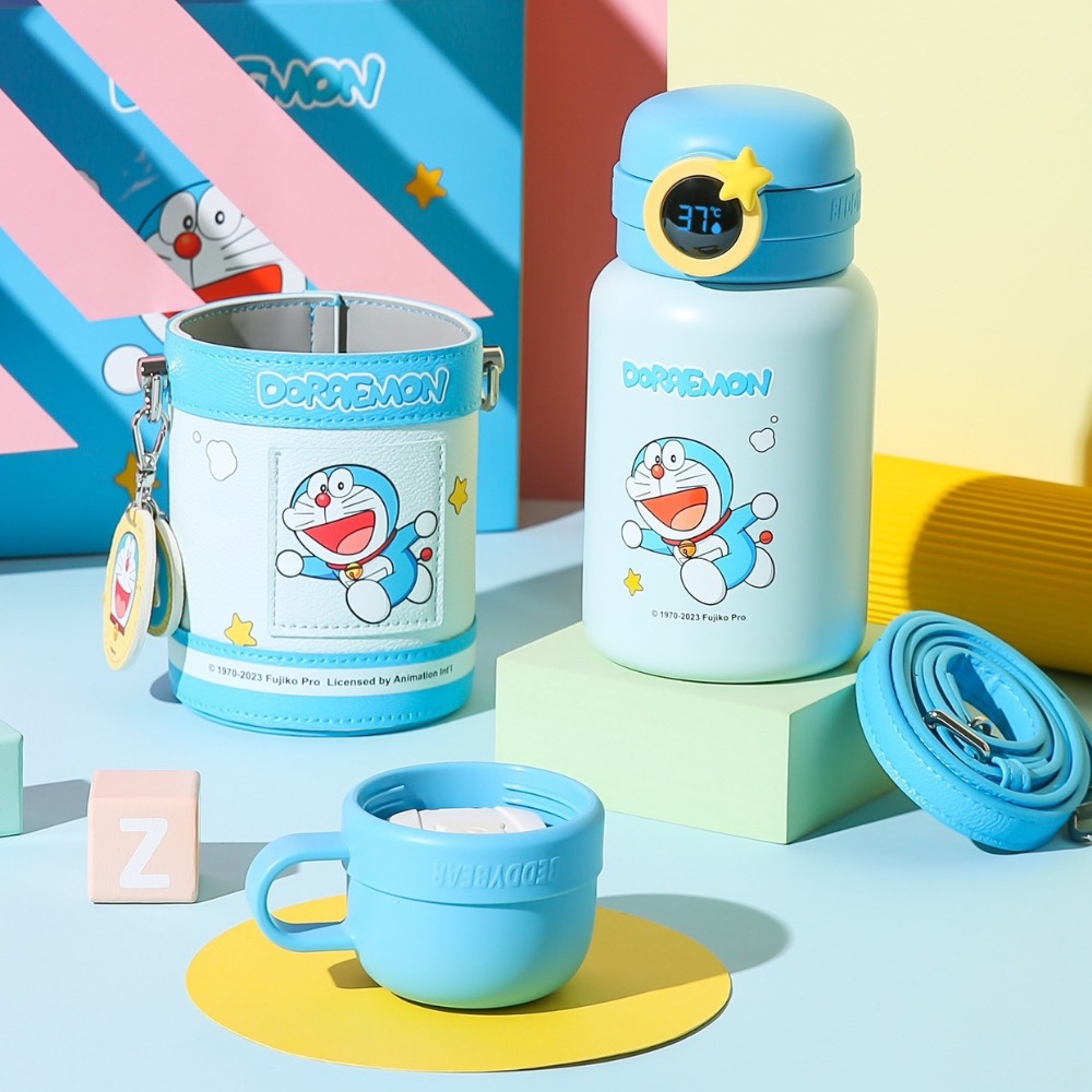 【杯具熊】正版 哆啦A夢 圈圈款式 保溫杯 保溫瓶 水杯 水壺 480ml 韓國品牌 送禮-規格圖5