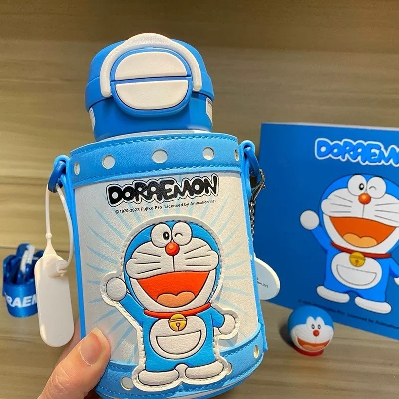 【杯具熊】正版 哆啦A夢 開口笑款式 保溫杯 保溫瓶 水杯 水壺 600ml 韓國品牌 送禮-細節圖3