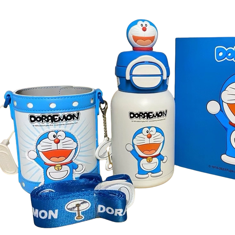 【杯具熊】正版 哆啦A夢 開口笑款式 保溫杯 保溫瓶 水杯 水壺 600ml 韓國品牌 送禮-細節圖5