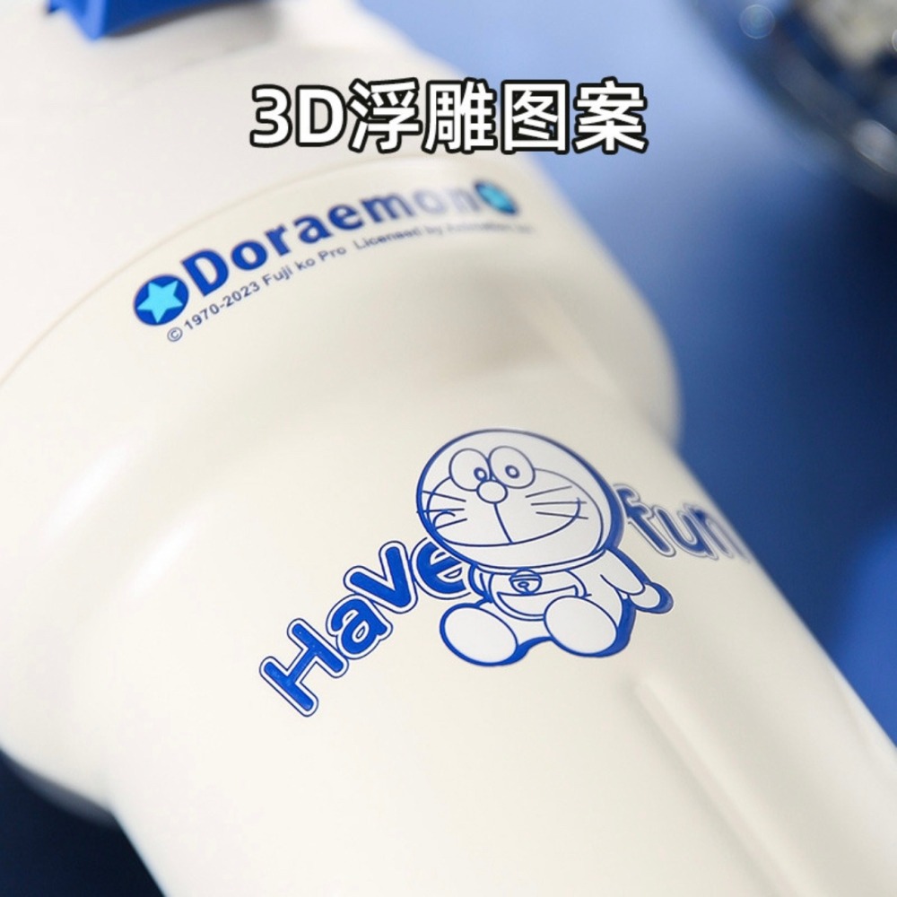 【杯具熊】正版 哆啦A夢 戶外隨手杯款式 保溫杯 保溫瓶 水杯 水壺 520ml 韓國品牌 送禮-細節圖3
