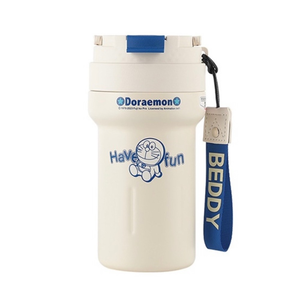 【杯具熊】正版 哆啦A夢 戶外隨手杯款式 保溫杯 保溫瓶 水杯 水壺 520ml 韓國品牌 送禮-細節圖5