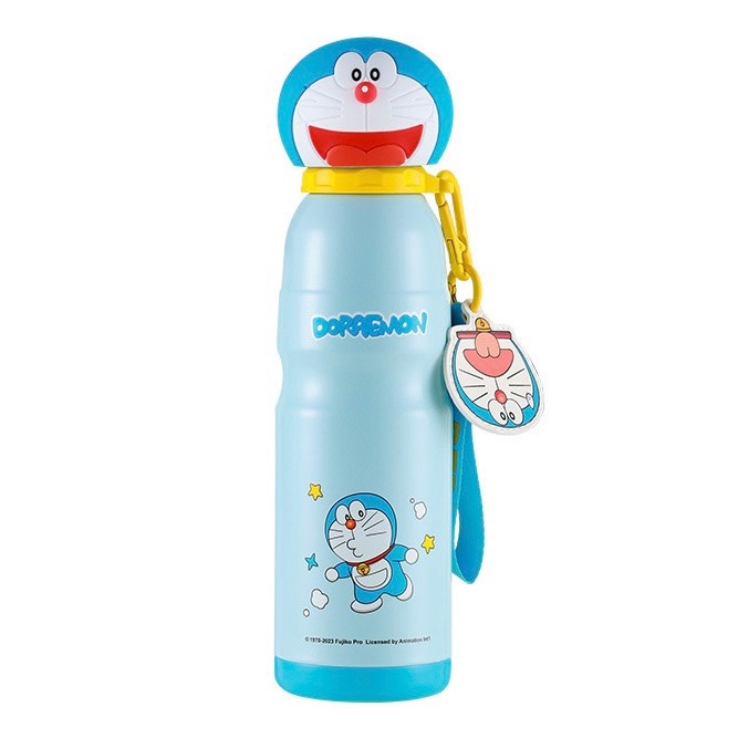 【杯具熊】正版 哆啦A夢 運動杯款式 保溫杯 保溫瓶 水杯 水壺 600ml 韓國品牌 送禮-細節圖5