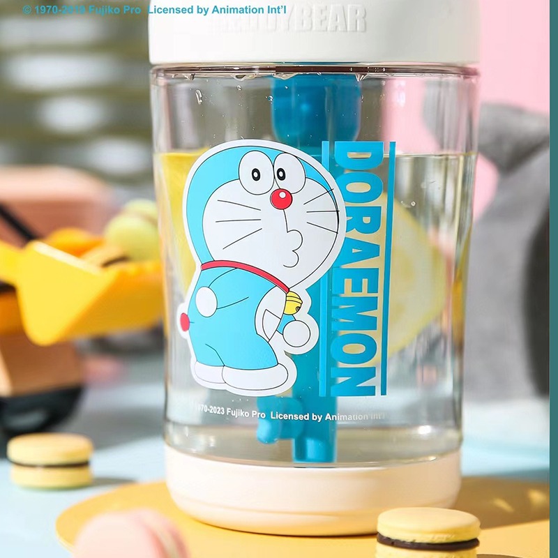 【杯具熊】正版 哆啦A夢 冷萃杯款式 保溫杯 保溫瓶 水杯 水壺 580ml 韓國品牌 送禮-細節圖2