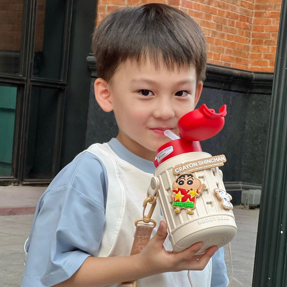 【杯具熊】正版 蠟筆小新 豌豆杯款式 保溫杯 保溫瓶 水杯 水壺 630ml 韓國品牌 送禮-細節圖4