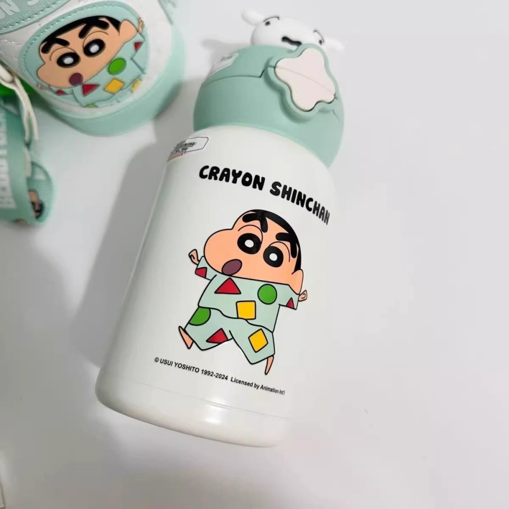 【杯具熊】正版 蠟筆小新 星辰雙飲杯款式 保溫杯 保溫瓶 水杯 水壺 600ml 韓國品牌 送禮-細節圖2