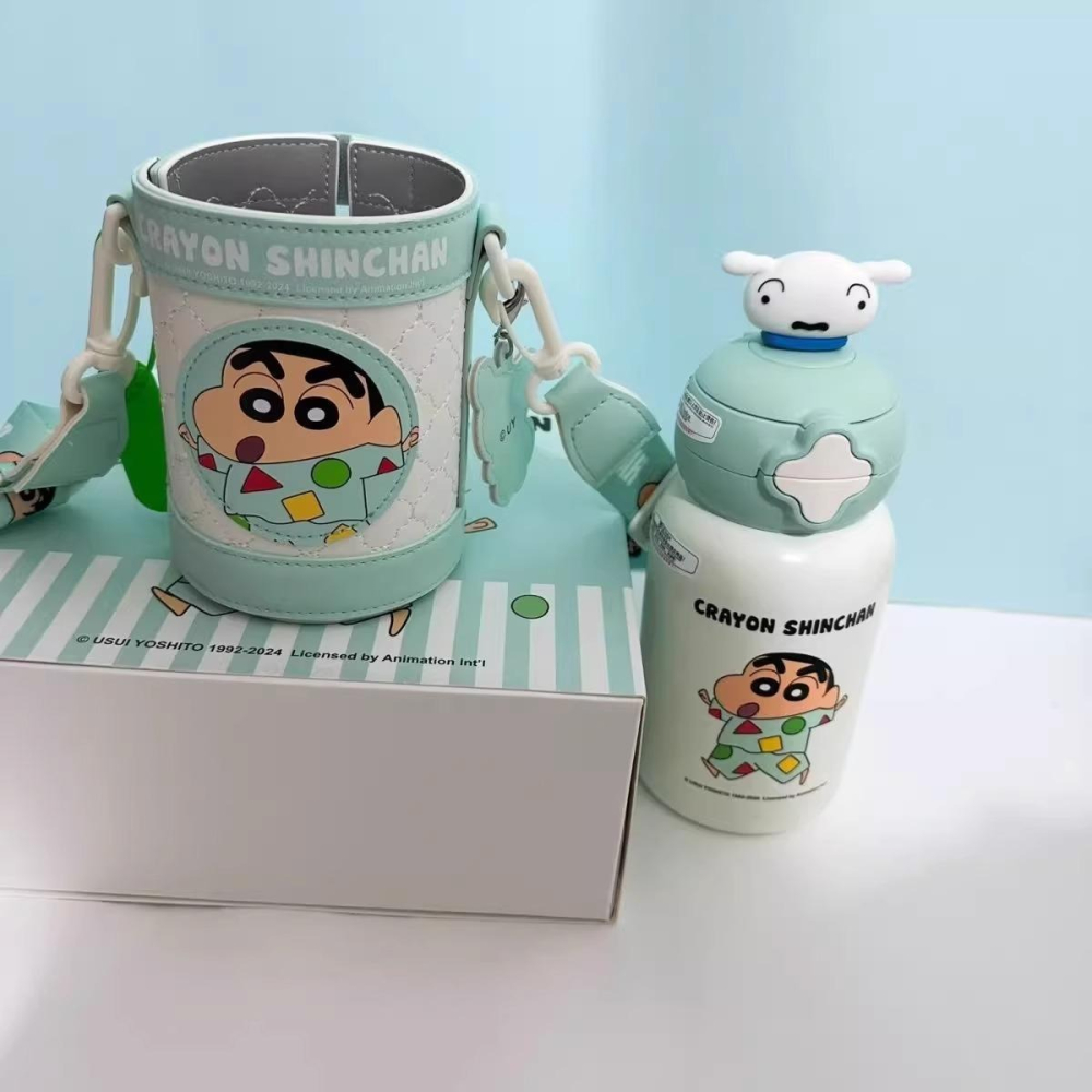 【杯具熊】正版 蠟筆小新 星辰雙飲杯款式 保溫杯 保溫瓶 水杯 水壺 600ml 韓國品牌 送禮-細節圖3