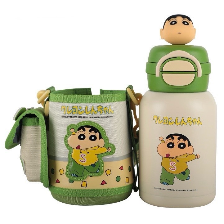 【杯具熊】正版 蠟筆小新 開口笑款式 保溫杯 保溫瓶 水杯 水壺 600ml 韓國品牌 送禮-細節圖5