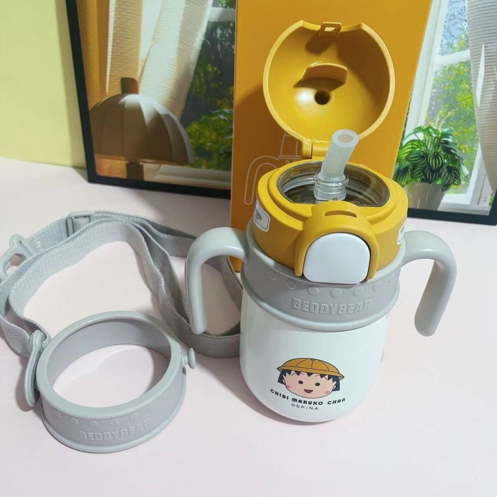 【杯具熊】正版 蠟筆小新 火箭保溫杯款式 保溫杯 保溫瓶 水杯 水壺 400ml 韓國品牌 送禮-細節圖4