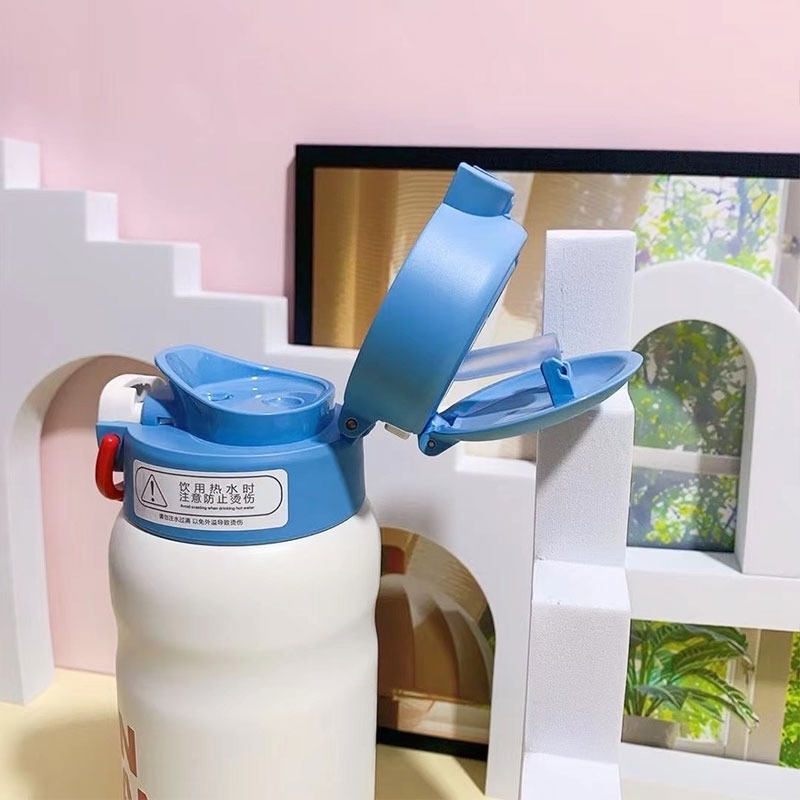 【杯具熊】正版 蠟筆小新 分倉保溫杯款式 保溫杯 保溫瓶 水杯 水壺 530ml 韓國品牌 送禮-細節圖3